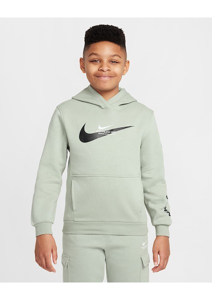 Sportwear Older Fleece Pullover Çocuk Sweattişört fırsatları