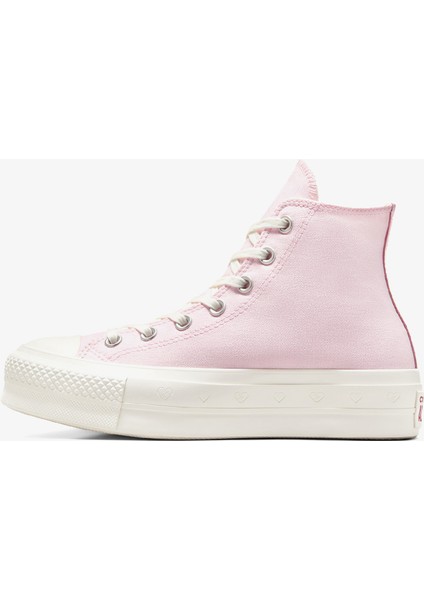 Chuck Taylor All Star Lift Hearts Unisex Pembe Platform Sneaker fırsatları