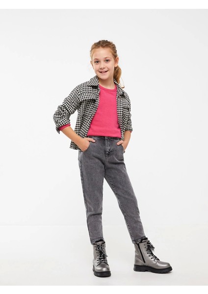 Lcw Kids Mavi Paperbag Kız Çocuk Pantolon