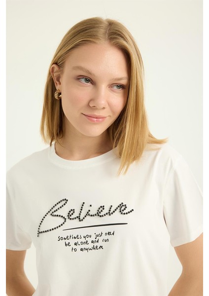 Belive Taşlı Tshirt fırsatları