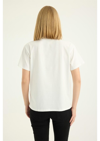 Belive Taşlı Tshirt indirimleri
