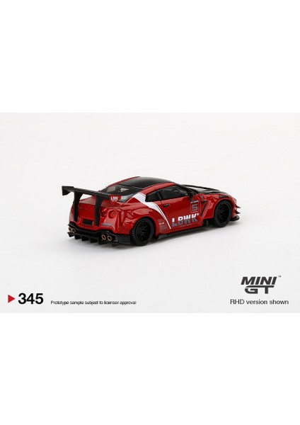 1/64 345 Lb★works Nissan Gt-R R35 Type 2, Rear Wing Ver 3 , Lb Work Livery 2.0 Red fırsatları
