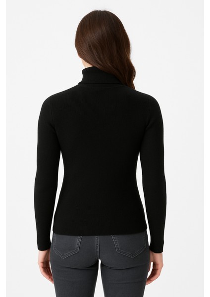 Kadın Tam Boğazlı Yumuşak Dokulu Kazak fiyatları