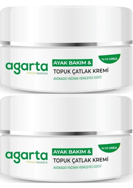 Ayak ve Topuk Çatlak Bakım Kremi 100ML (2 Li Set)