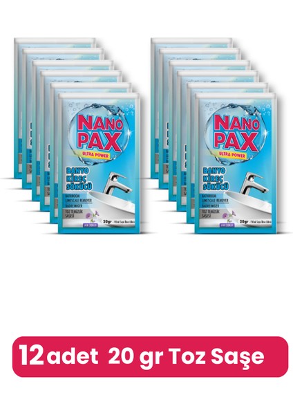 Banyo - Kireç Sökücü Toz Temizlik Saşesi (12 Adet x 20GR) fiyatları