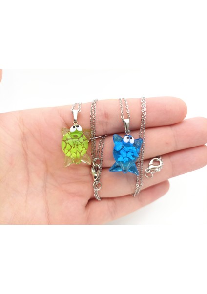 Karetta Kolye Murano Cam El Yapımı