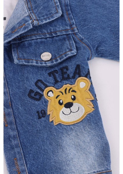 Erkek Çocuk Kot Ceket 3'lü Takım fırsatları