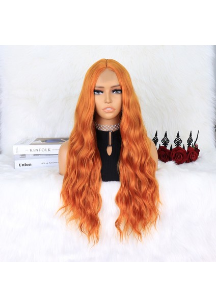 Açık Bakır Tül Peruk