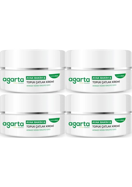 Ayak ve Topuk Çatlak Bakım Kremi 100ML (4 Lü Set)