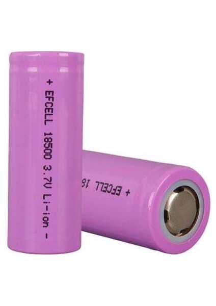Efcell 3.7 Volt 1200 Mah Lityum 18500 Pil (Başlıksız)