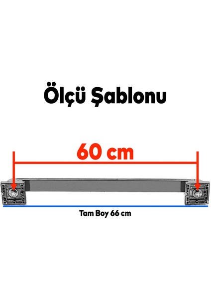 Sürgülü Kapı Çekme Kolu Tutma Kulpu Kulbu Çelik Dış Kapı Tutamağı Kol Siyah 60 cm fırsatları