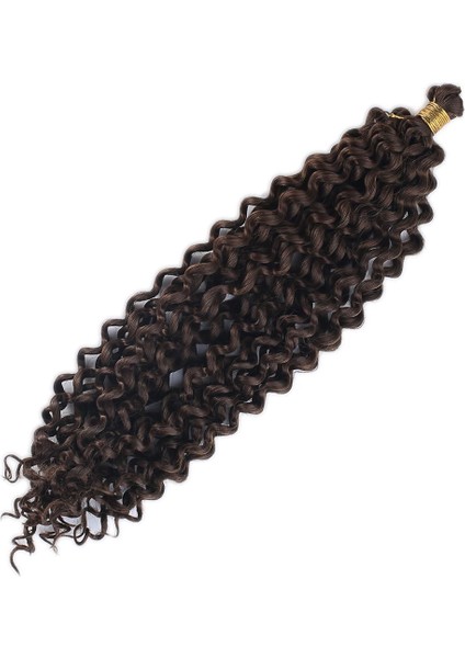 Afro Dalgası Saç / Açık Kahve