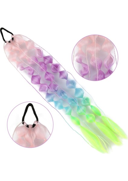 Bn Örgülü Lastikli At Kuyruğu / Acm18