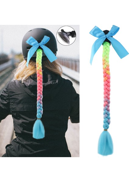 Motosiklet Kaskı Örgülü At Kuyruğu / Acm07