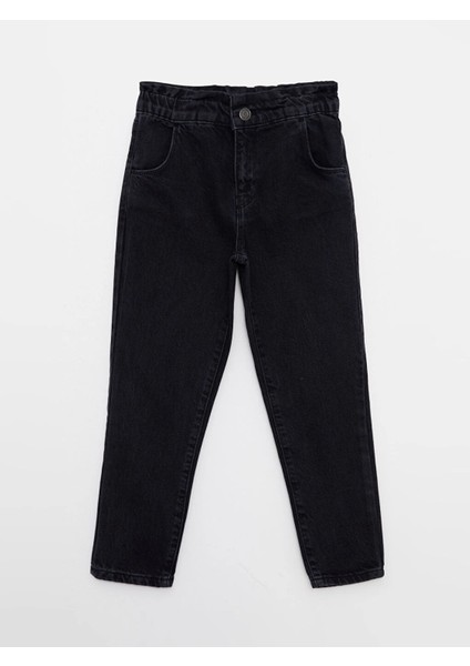 Lcw Kids Siyah Pamuklu Basic Kız Çocuk Jean Pantolon