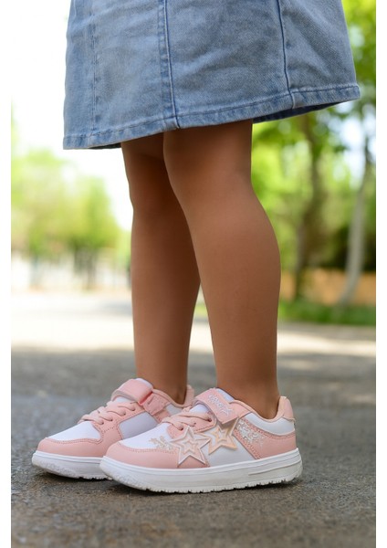Kız Çocuk Yıldız Detaylı Sneaker Ayakkabı modelleri