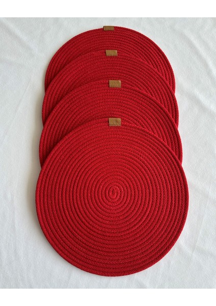 Yuvarlak Supla Kırmızı 33CM 4lü fiyatları