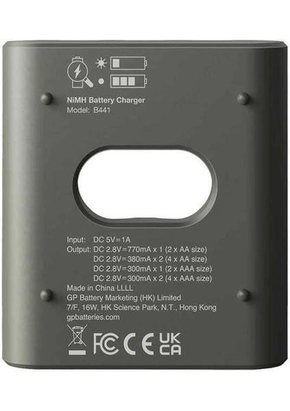 Gp Recyko B441 USB 4’lü Aa - Aaa Pil Şarj Cihazı (GPACSB44103 GPB441R21-2GTLB1) fırsatları