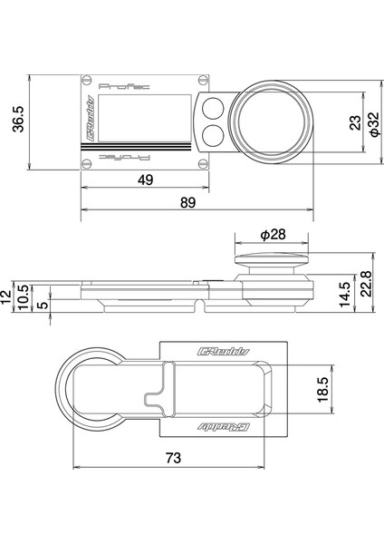 Profec - OLED Elektronik Boost Kontrol Cihazı - Beyaz fırsatları