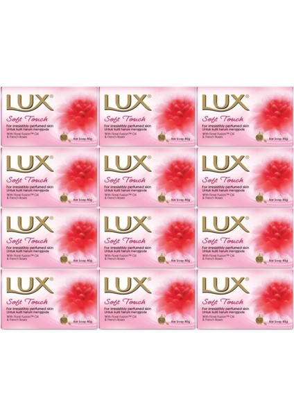 Sabun 80GR Soft Touch (Yumuşak Dokunuş) (12 Li Set)