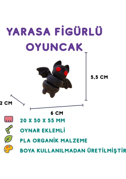 Yarasa Figür - Minyatür Oyuncak