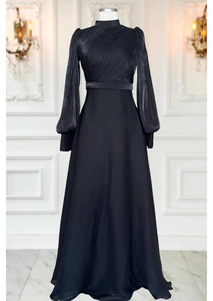 Zen Abiye Elbise Siyah