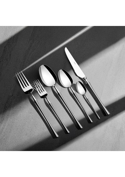 Marbella Saten 12 Kişilik 72 Parça Kutulu Çatal Kaşık Bıçak Takımı