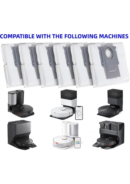 Roborock S8+/ S8 Pro Ultra/ S7 Maxv Ultra/ S7 Pro Ultra/ Q7+/ Q7 Max+/ Q8 Max+/ Q5 Pro+/ Q5+Ultra (Yurt Dışından) modelleri