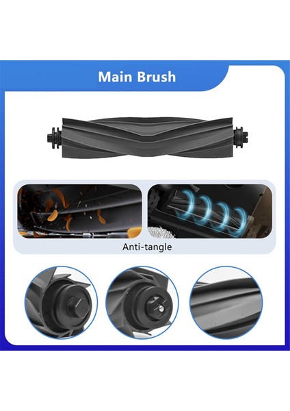 Dreame X40 ULTRA/L40 ULTRA/X40 Master Robot Vakum Temizleyici Ana Yan Fırça Hepa Filtre Mop Bez Torbaları (Yurt Dışından) modelleri