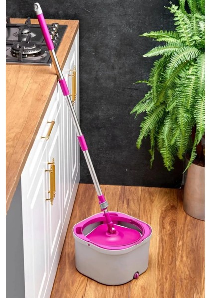 Çift Kovalı Otomatik Mop Temizlik Seti | Temiz & Kirli Su Ayrışmalı, Kendini Sıkan Mikrofiber Paspas modelleri