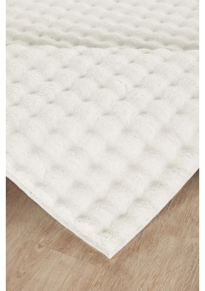 Bubble Puffy Post Peluş Kesme Halı Yolluk Kaymaz Taban Yıkanabilir Pofuduk Oturma Salon Çocuk Odası