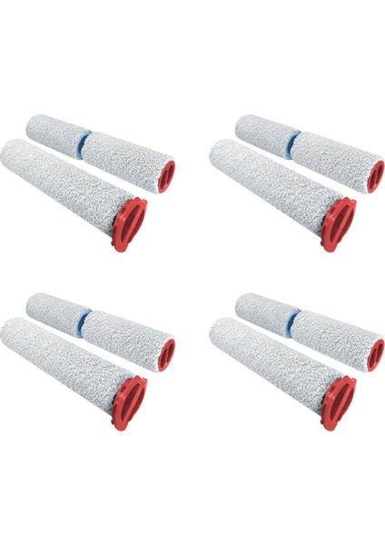 Roborock Dyad Pro / A10 Için 4x Ultra Kablosuz Vakum Süpürge Silindir Yumuşak Fırça Yedek Parça Değiştirme Aksesuarları (Yurt Dışından)