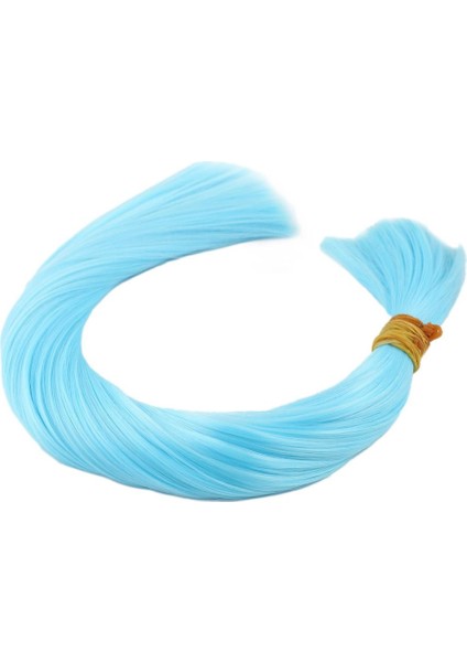 Bebek Mavisi Renkli Sentetik Boğum Saç / 1 kg