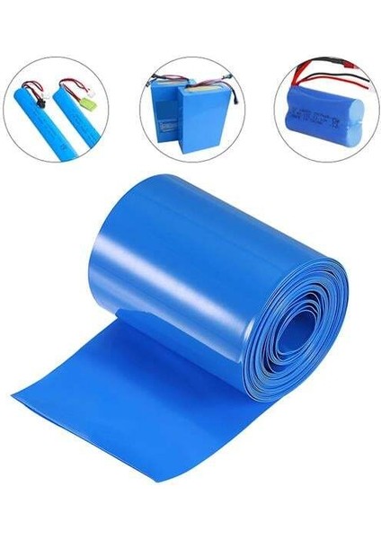 Powermaster 18650 1 Metre 220MM Pvc Shrink Isı Ile Daralan Pil Yalıtım Klıfı