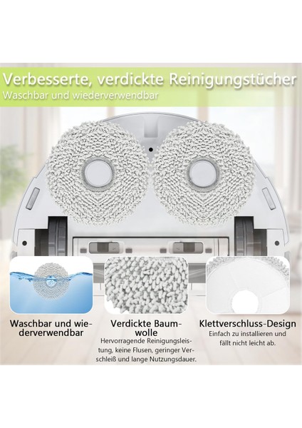 Ecovacs Deebot T30 Pro Omni / T30 Omni, Ana Yan Fırça Hepa Filtre Mop Bez Tuz Torbaları Aksesuarları (Yurt Dışından) fırsatları