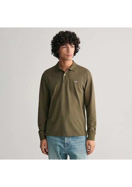 Erkek Yeşil Regular Fit Polo