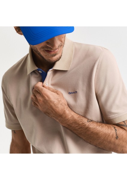 Erkek Bej Regular Fit Polo fırsatları