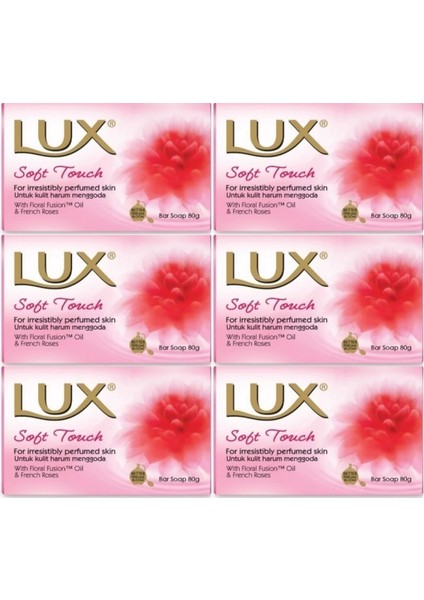 Sabun 80GR Soft Touch (Yumuşak Dokunuş) (6 Lı Set)