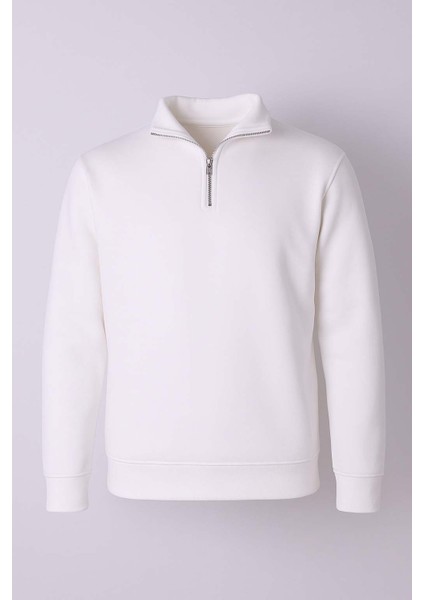 Ekru Erkek Sweatshirt 5259-2