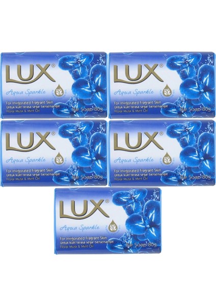 Sabun 80GR Aqua Sparkle (Su Gibi Işıltı) (5 Li Set)
