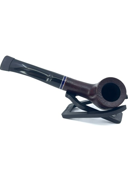 Half Bent Billiard Briar (Gül Kökü) 9 mm Filtreli El Yapımı Pipo - 2645 modelleri