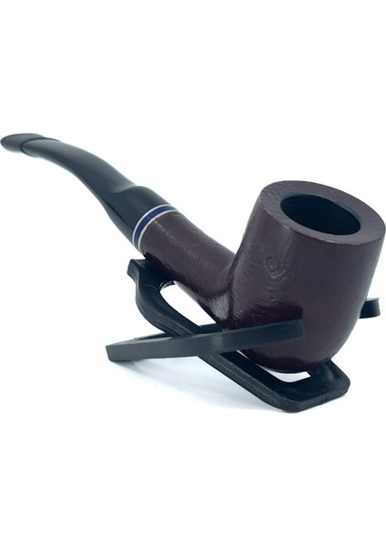 Half Bent Billiard Briar (Gül Kökü) 9 mm Filtreli El Yapımı Pipo - 2645 fırsatları