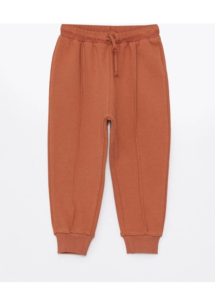 Lcw Kids Kahverengi Bisiklet Yaka Erkek Bebek Sweatshirt ve Eşofman Alt 2'li fırsatları