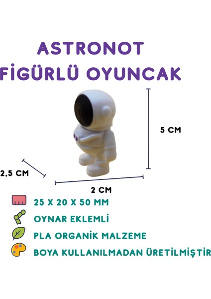 Astronot Figür - Minyatür Oyuncak
