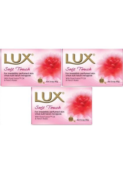 Sabun 80GR Soft Touch (Yumuşak Dokunuş) (3 Lü Set)