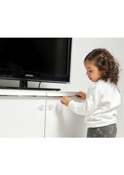 Babyjem 894 Çok Fonksiyonlu Çocuk Güvenlik Kilit Seti 12 Adet Beyaz indirimleri