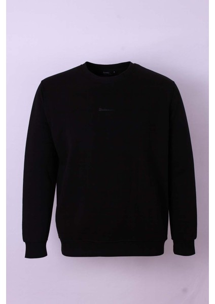 Siyah Erkek Sweatshirt 5012