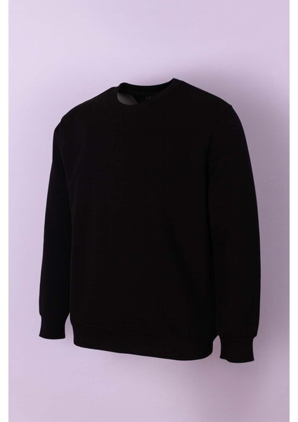 Siyah Erkek Sweatshirt 5012 modelleri