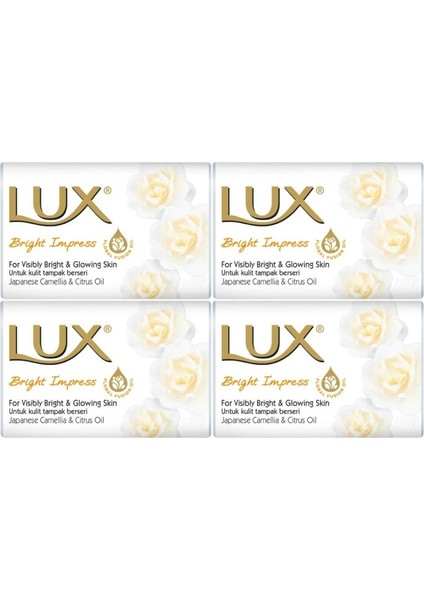 Sabun 80GR Bright Impress (Etkileyici Parlaklık) (4 Lü Set)