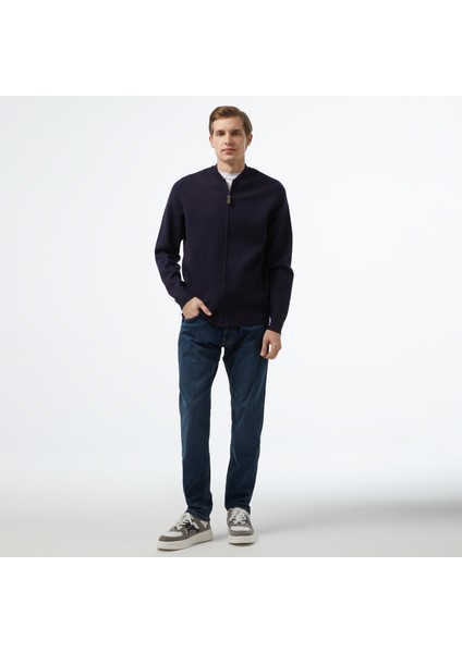 Erkek Lacivert Regular Fit Hırka modelleri